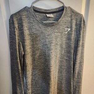 Gymshark A1A1S, Arrival Marl Long Sleeve T-Shirt slim fit, Mens L, OFFERS WELCOM